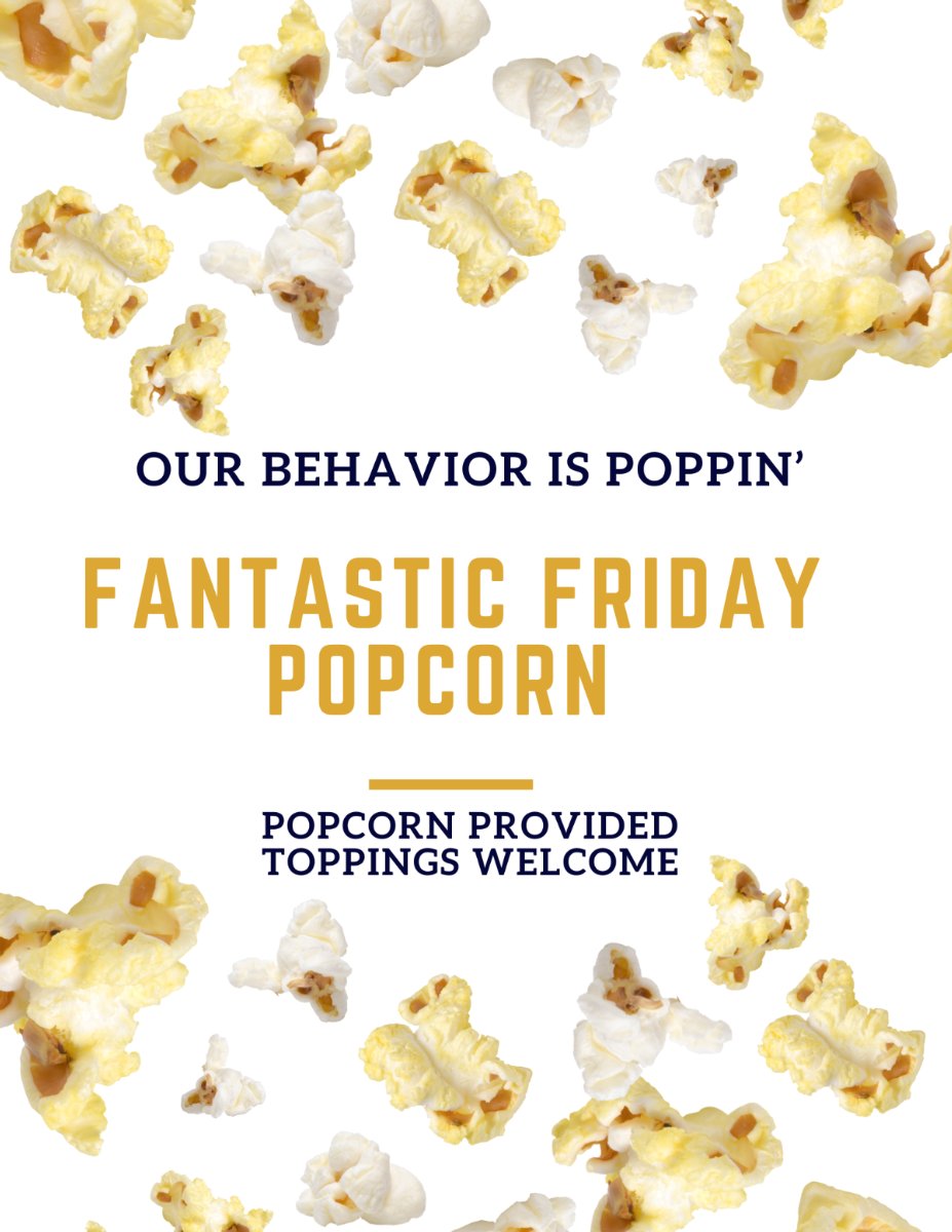 FUN FRIDAY BEHAVIOR REWARD: